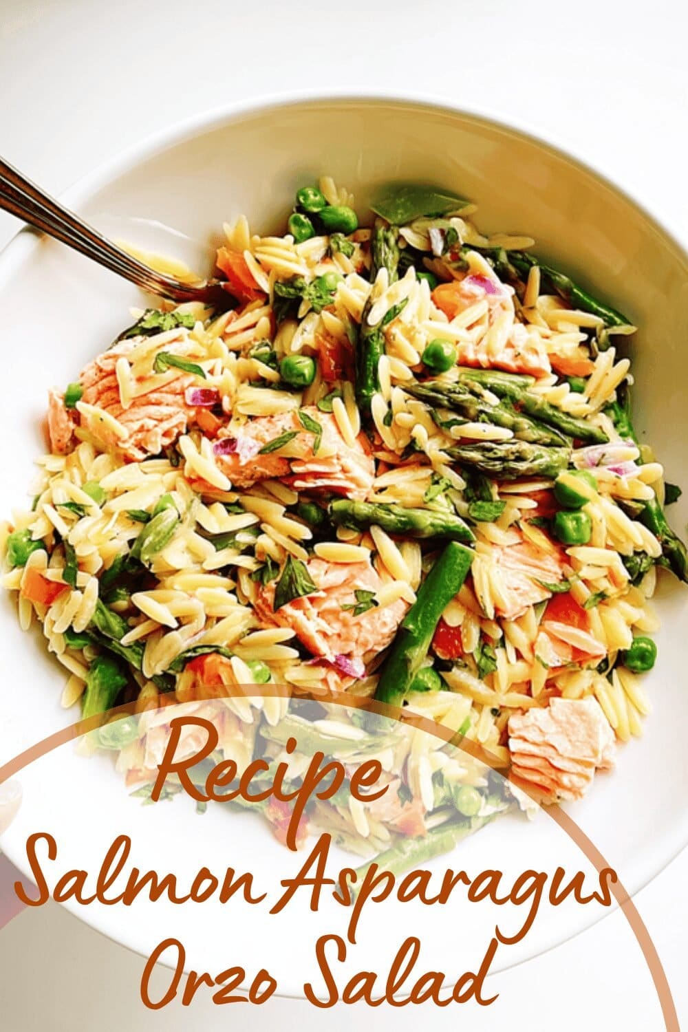 Salmon Asparagus Orzo Salad