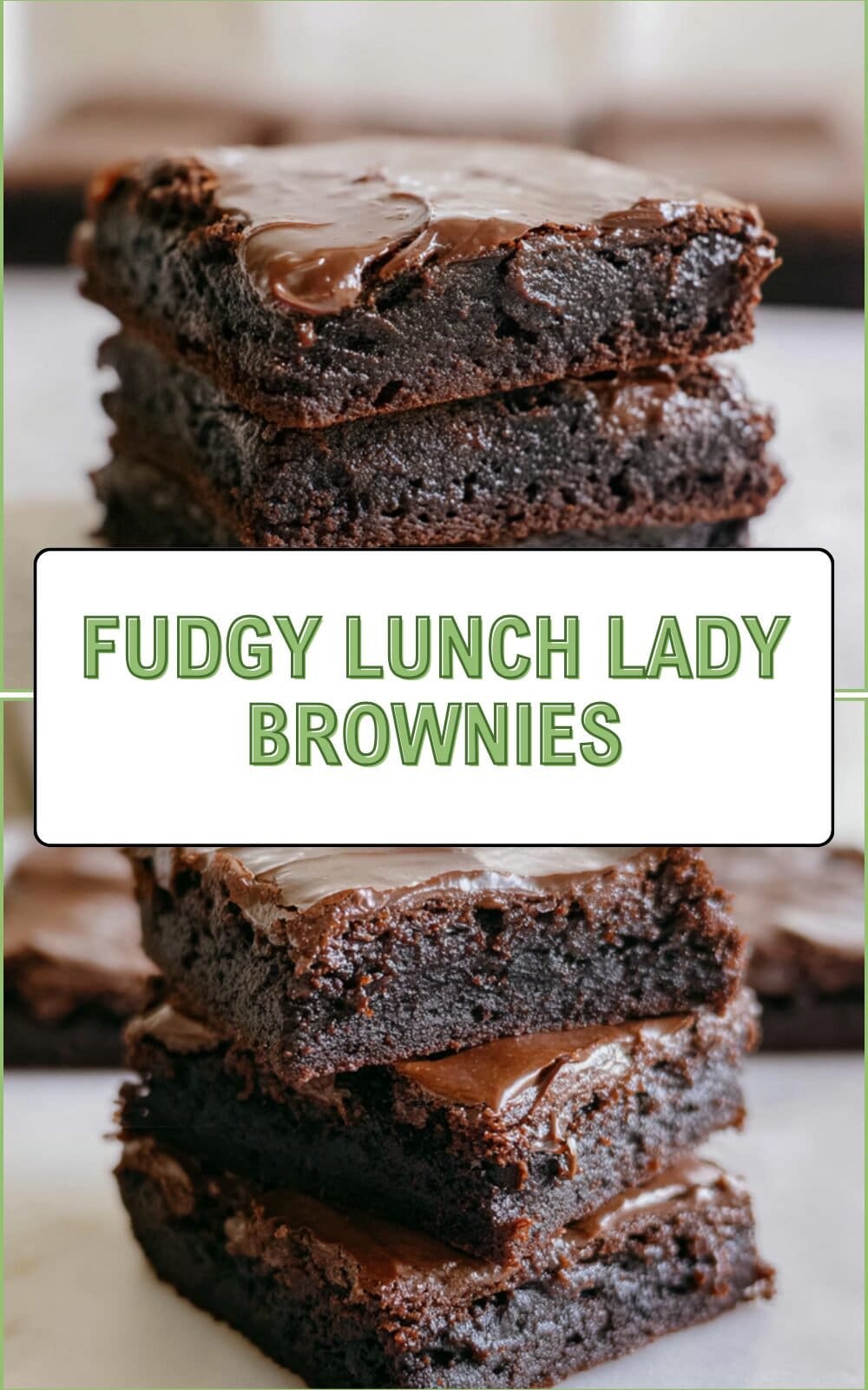 Fudgy Lunch Lady Brownies
