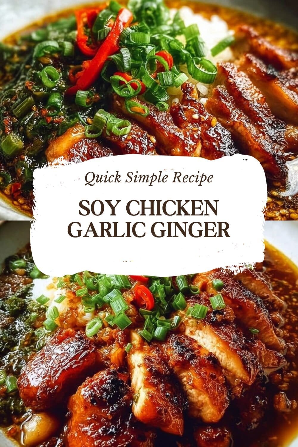 Soy Chicken Garlic Ginger